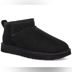 NWOT Women's UGG Classic Ultra Mini Boot Black New No Box